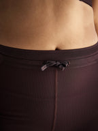 Ribbed Tight Running Shorts