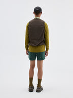 Quilted Collarless Sports Puffer Vest