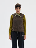 Women's Quilted Collarless Sports Puffer Vest