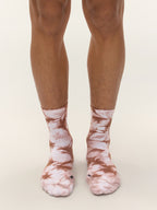 Tie-Dye Running Mid-Calf Sock