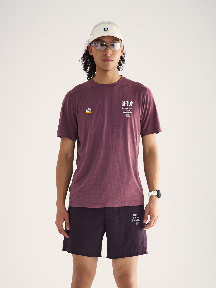 Music-Themed Printed Running T-Shirt