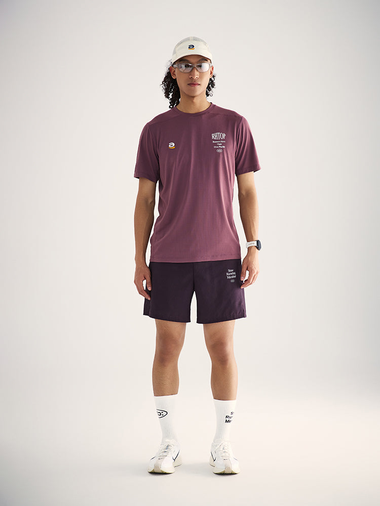 Music-Themed Printed Running T-Shirt