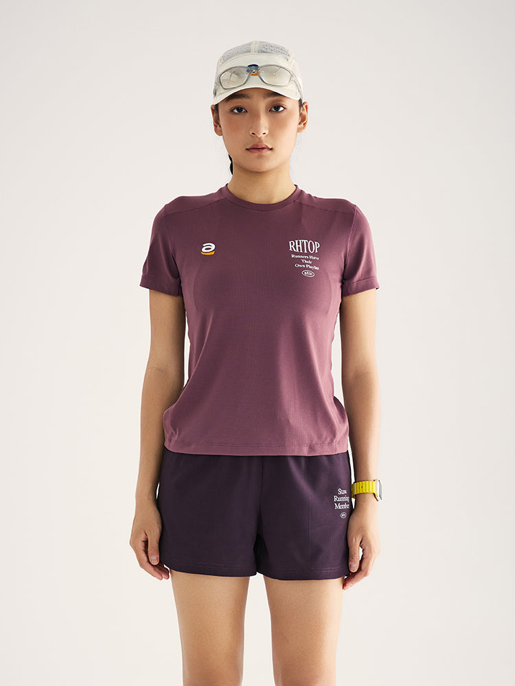 Music-Themed Printed Running T-Shirt