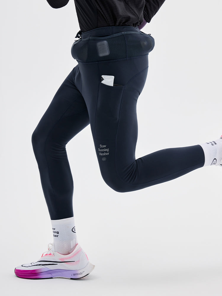 -5°C Stable Waist Pack Fleece Tight Running Pants