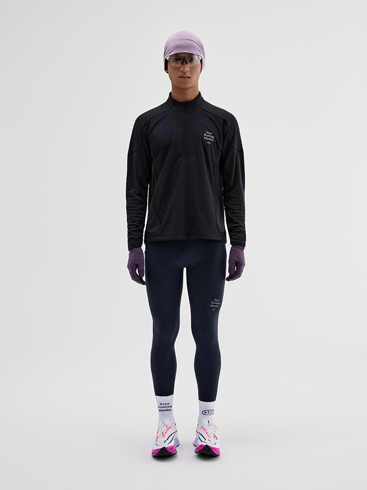 -5°C Stable Waist Pack Fleece Tight Running Pants