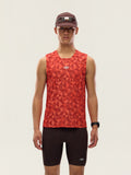Men's Printed Zoned Sports Tank Top -PRO