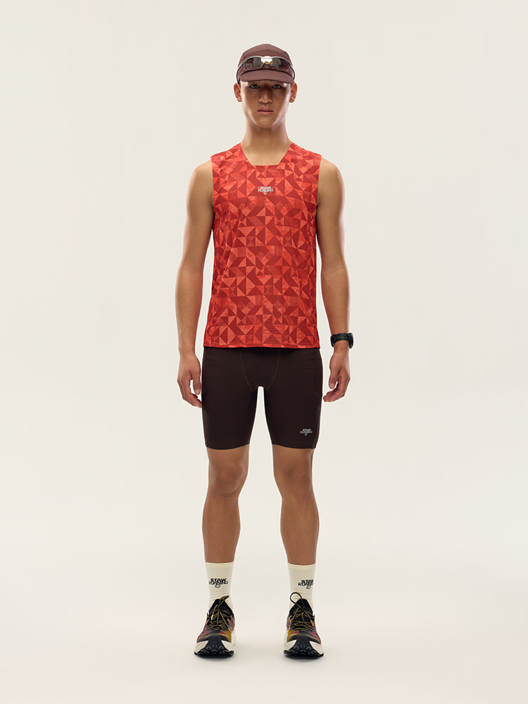 Printed Zoned Sports Tank Top -PRO