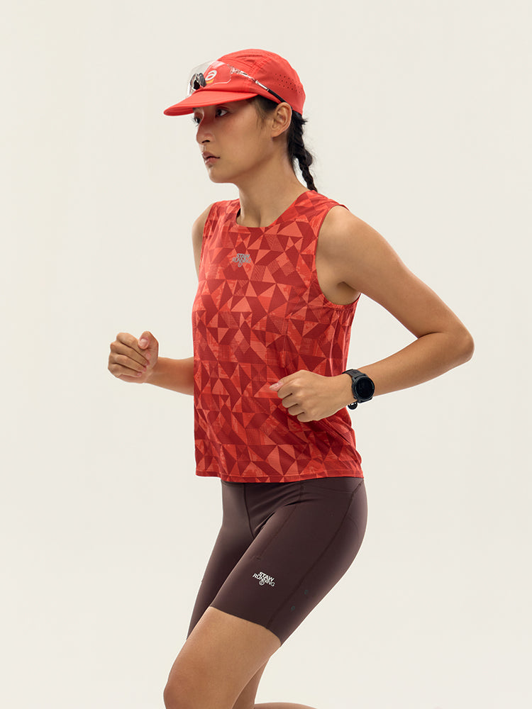 Printed Zoned Sports Tank Top -PRO