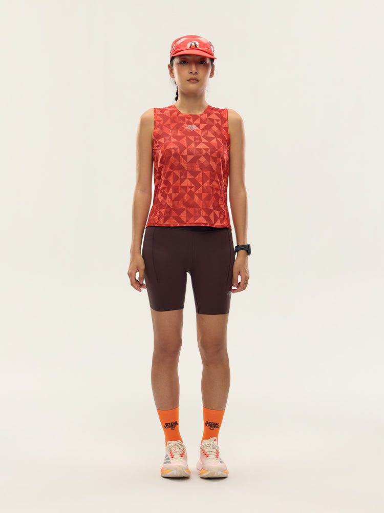 Printed Zoned Sports Tank Top -PRO
