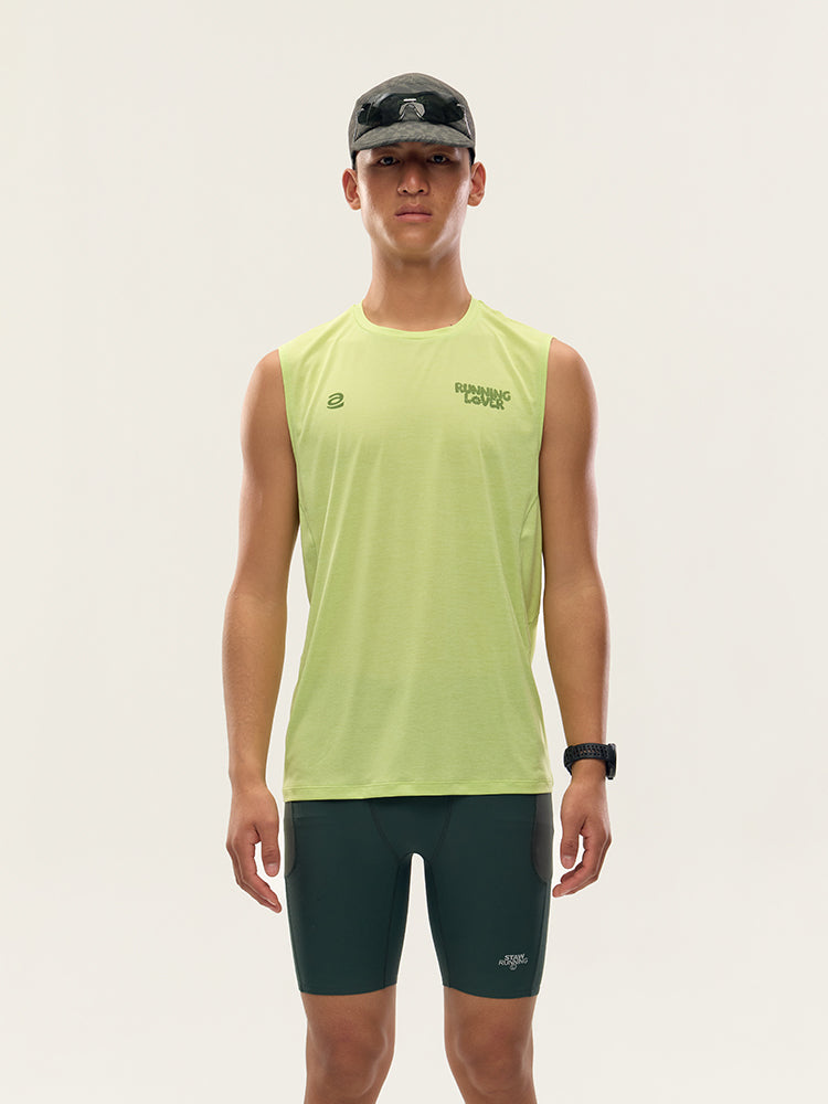 Running Lover Printed Tank Top