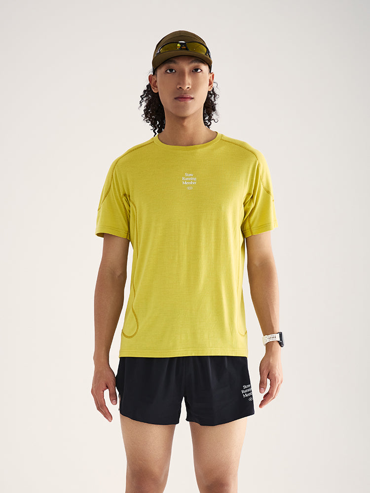 Merino Wool Solid Running T-Shirt