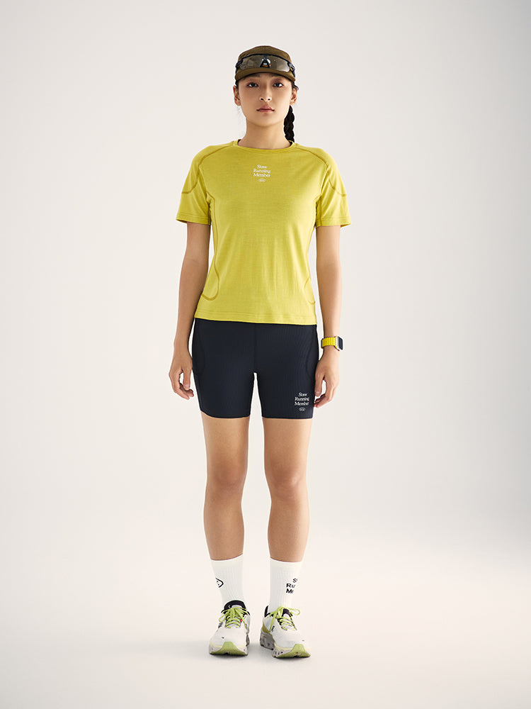 Merino Wool Solid Running T-Shirt