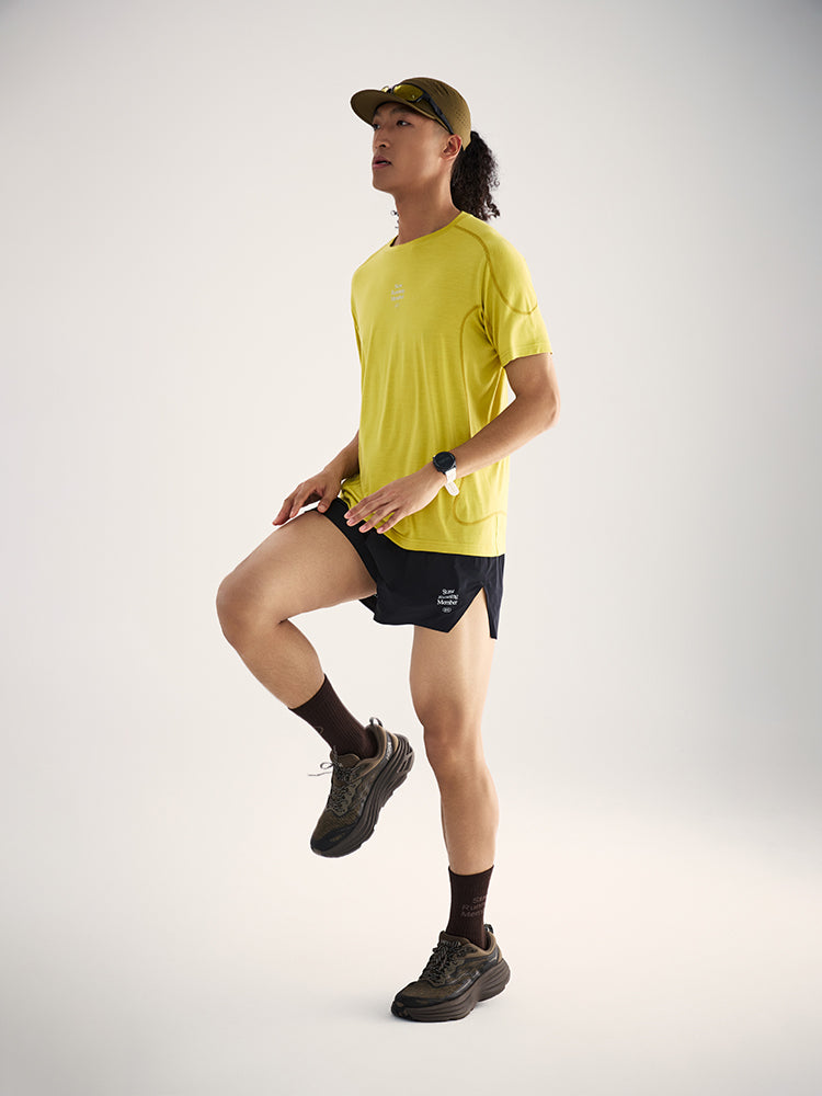 Merino Wool Solid Running T-Shirt