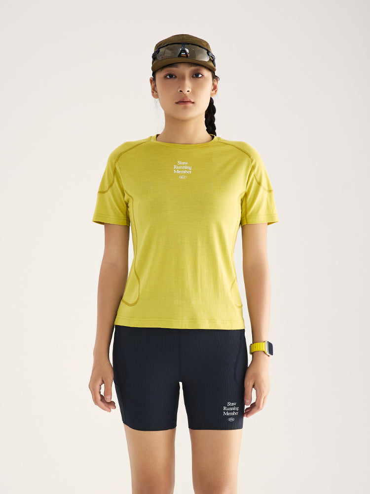 Merino Wool Solid Running T-Shirt