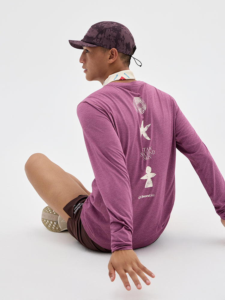 Nature Force Runner Printed Long-Sleeve Top