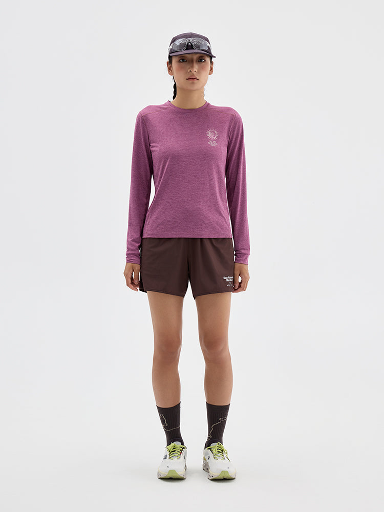 Nature Force Runner Printed Long-Sleeve Top