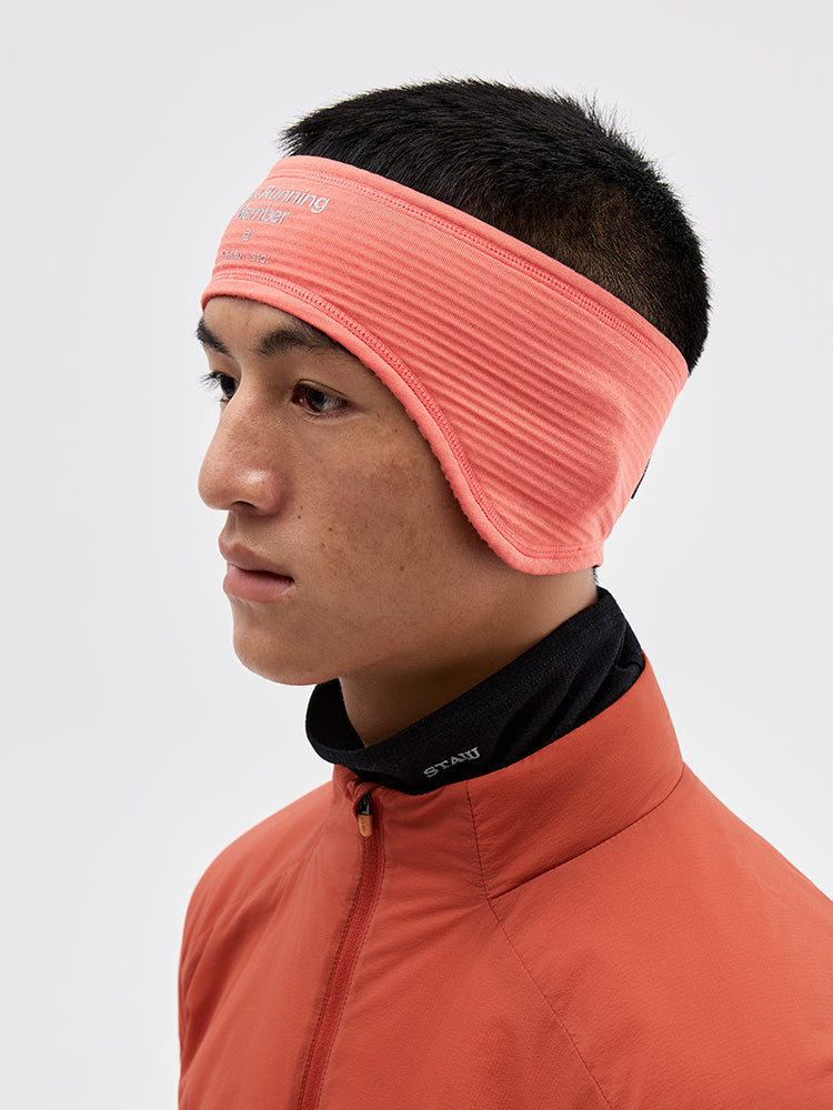 Grid Fleece Ear Warmer Headband