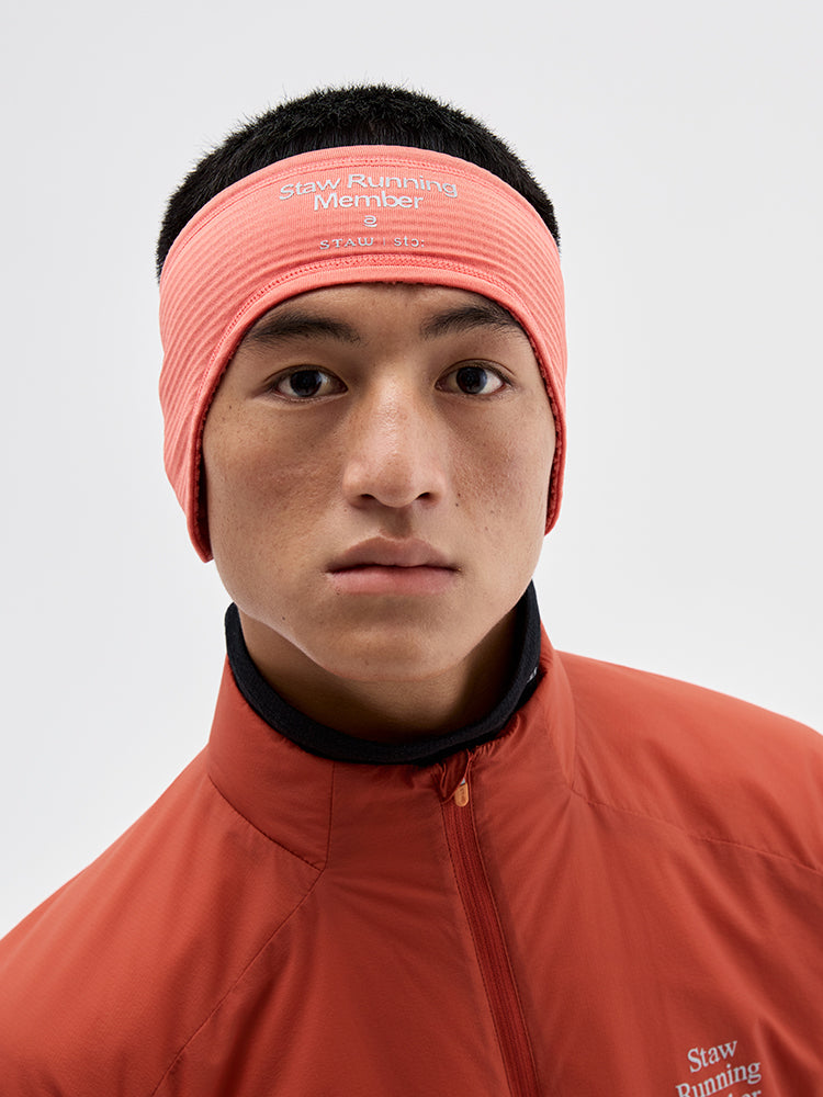 Grid Fleece Ear Warmer Headband