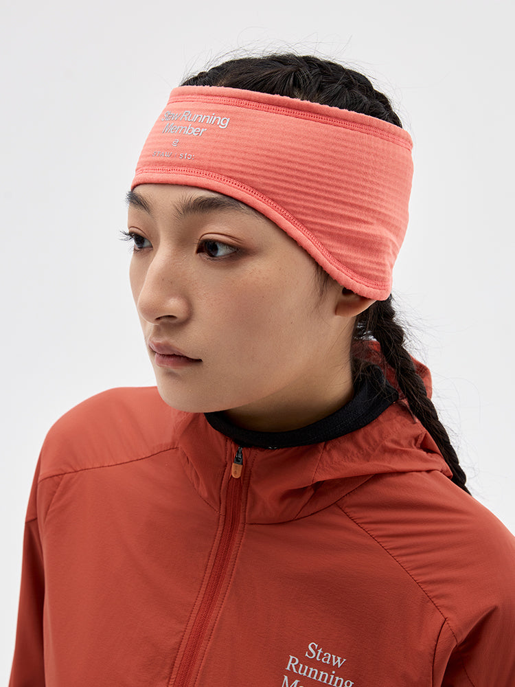 Grid Fleece Ear Warmer Headband