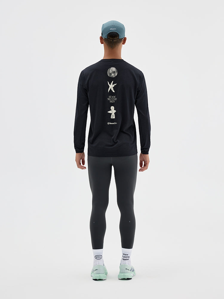 Nature Force Runner Printed Long-Sleeve Top
