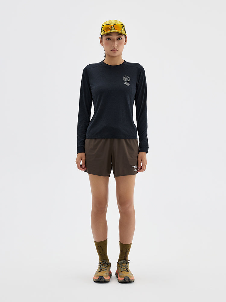 Nature Force Runner Printed Long-Sleeve Top