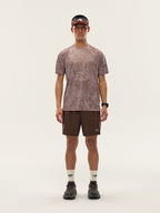 Printed Zoned Running Short Sleeve