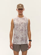 Printed Zoned Sports Tank Top