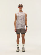 Printed Zoned Sports Tank Top