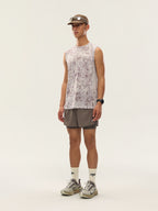 Printed Zoned Sports Tank Top