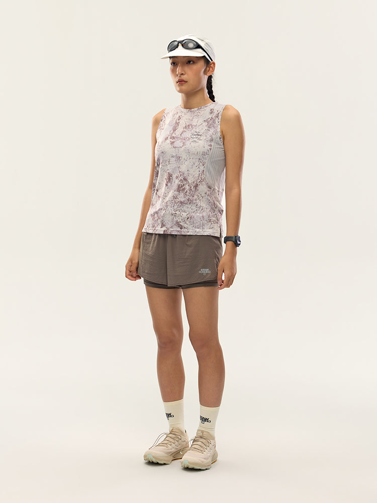 Printed Zoned Sports Tank Top