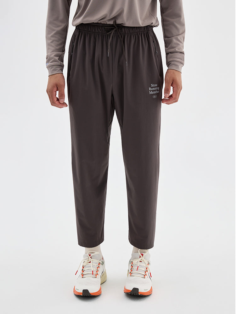 Woven Running Cropped Pants