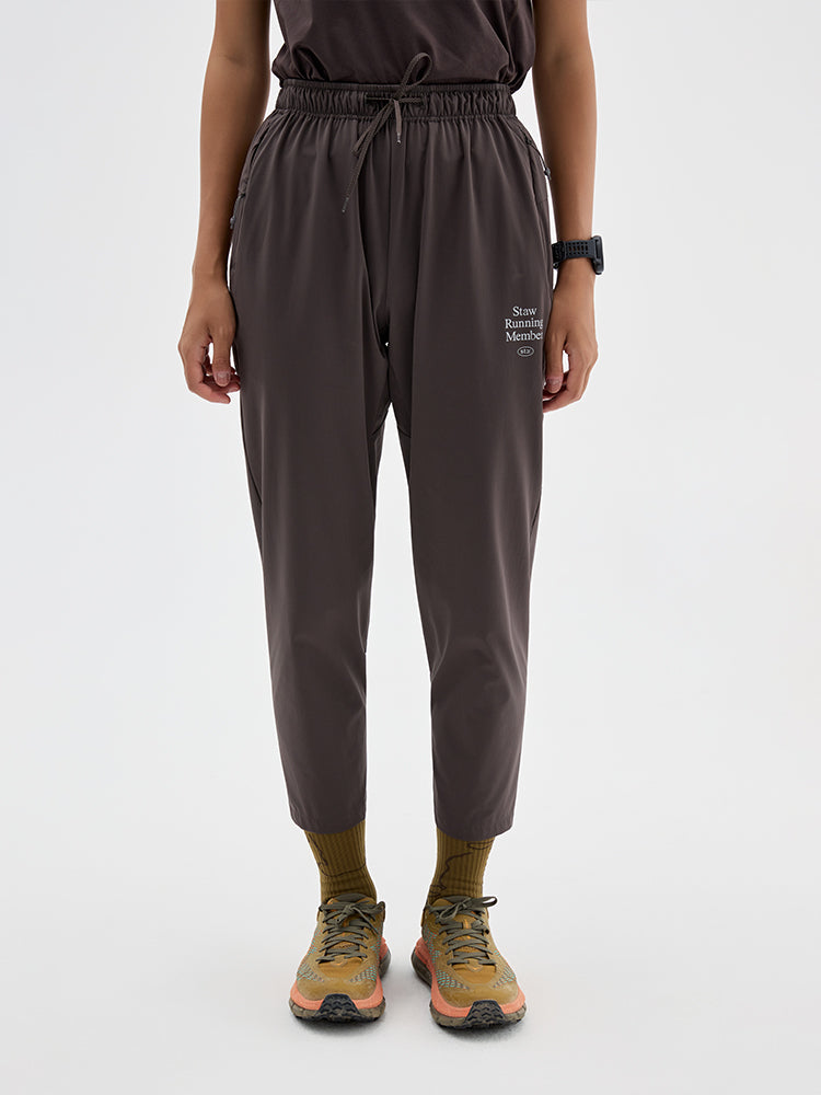 Woven Running Cropped Pants
