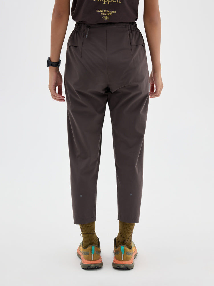 Woven Running Cropped Pants