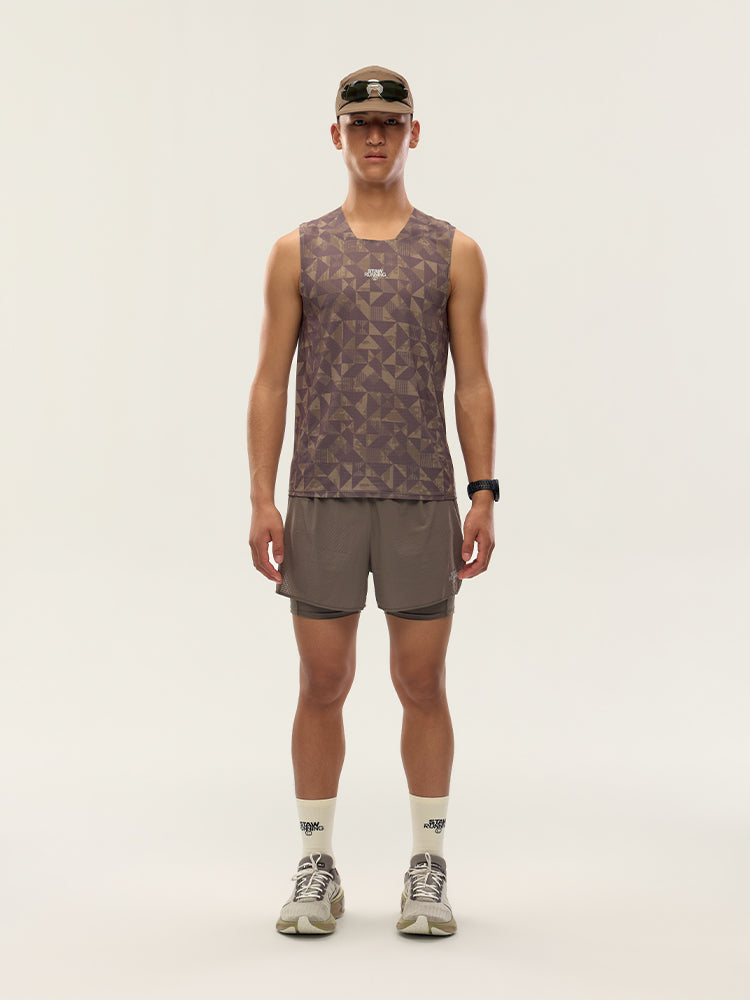 Printed Zoned Sports Tank Top -PRO