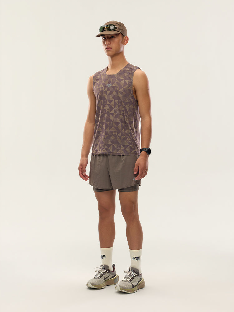 Printed Zoned Sports Tank Top -PRO