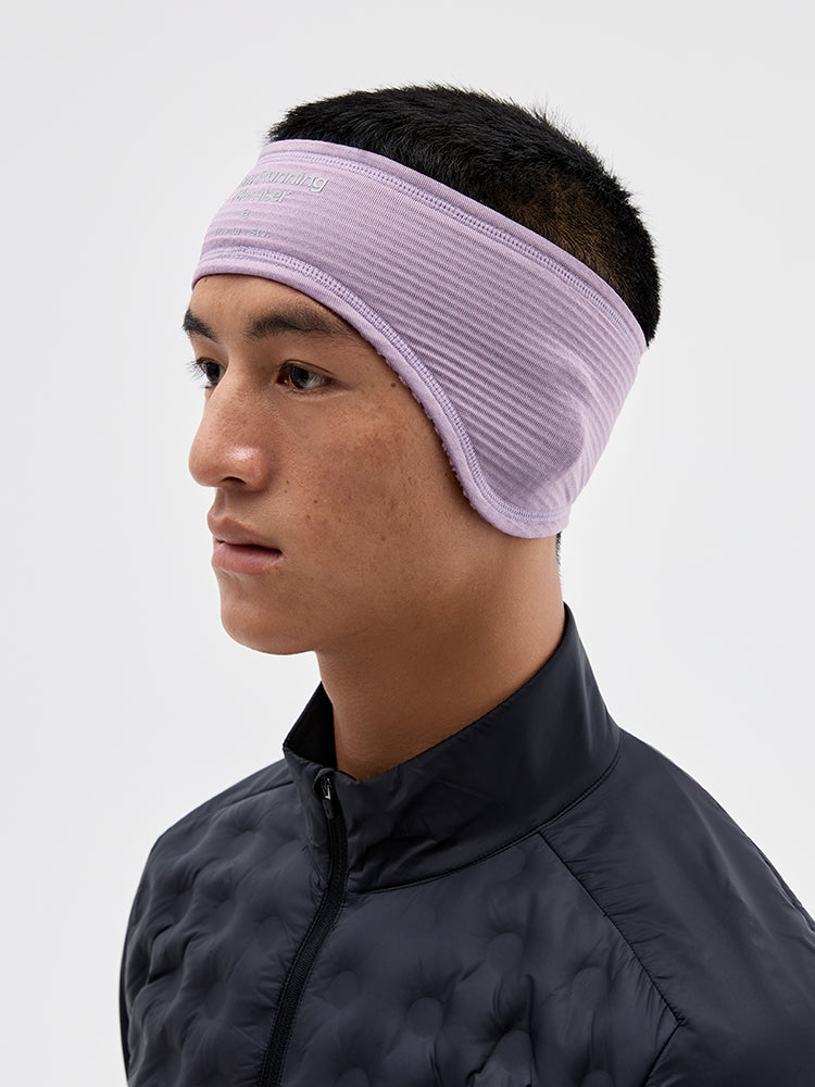Grid Fleece Ear Warmer Headband