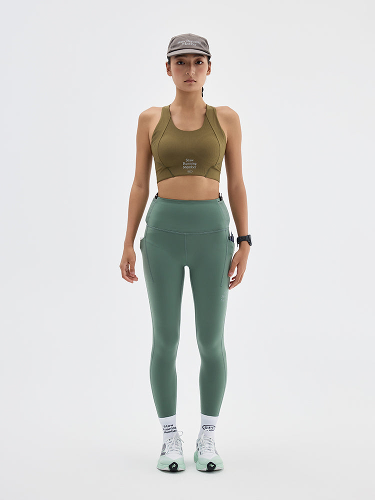 Henwen Waist Pocket Compression Long Pants