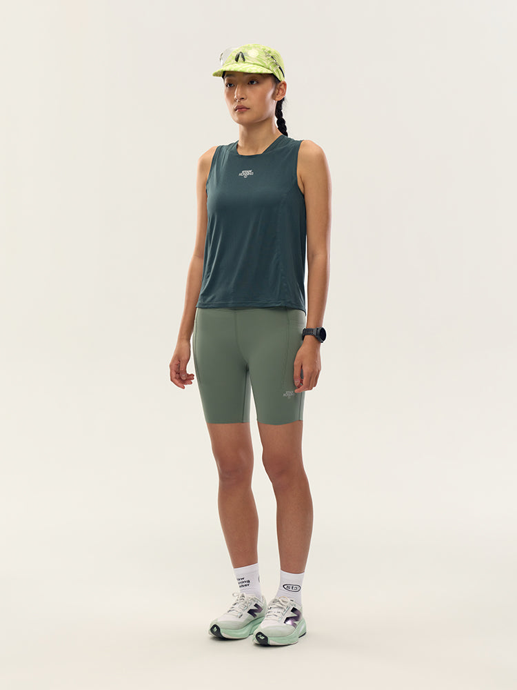 Henwen Waist Pack Compression Running Shorts