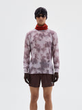 Printed Wool Athletic Long Sleeve