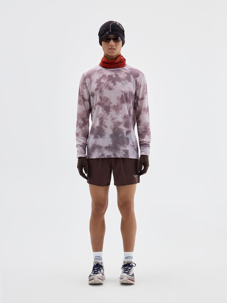 Printed Wool Athletic Long Sleeve