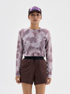 Printed Wool Athletic Long Sleeve