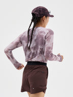 Printed Wool Athletic Long Sleeve