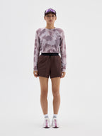 Printed Wool Athletic Long Sleeve