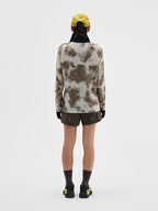 Printed Wool Athletic Long Sleeve