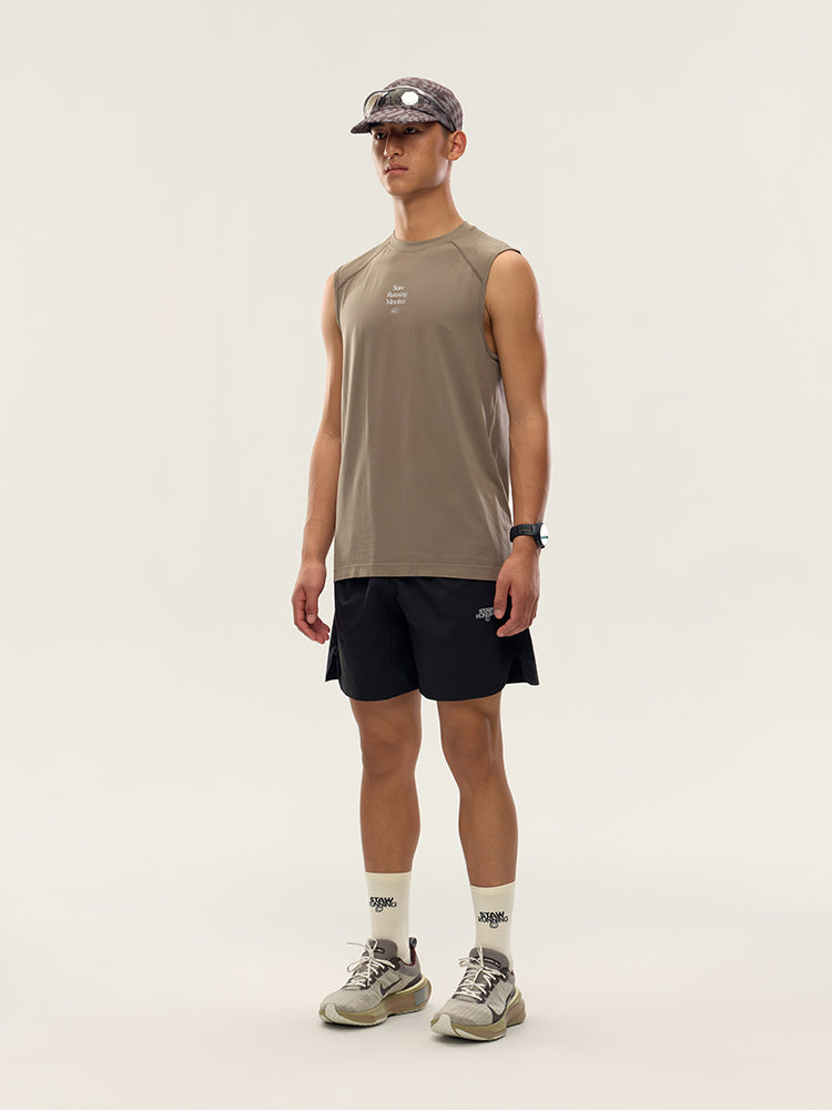 One-Piece Knit Running Vest