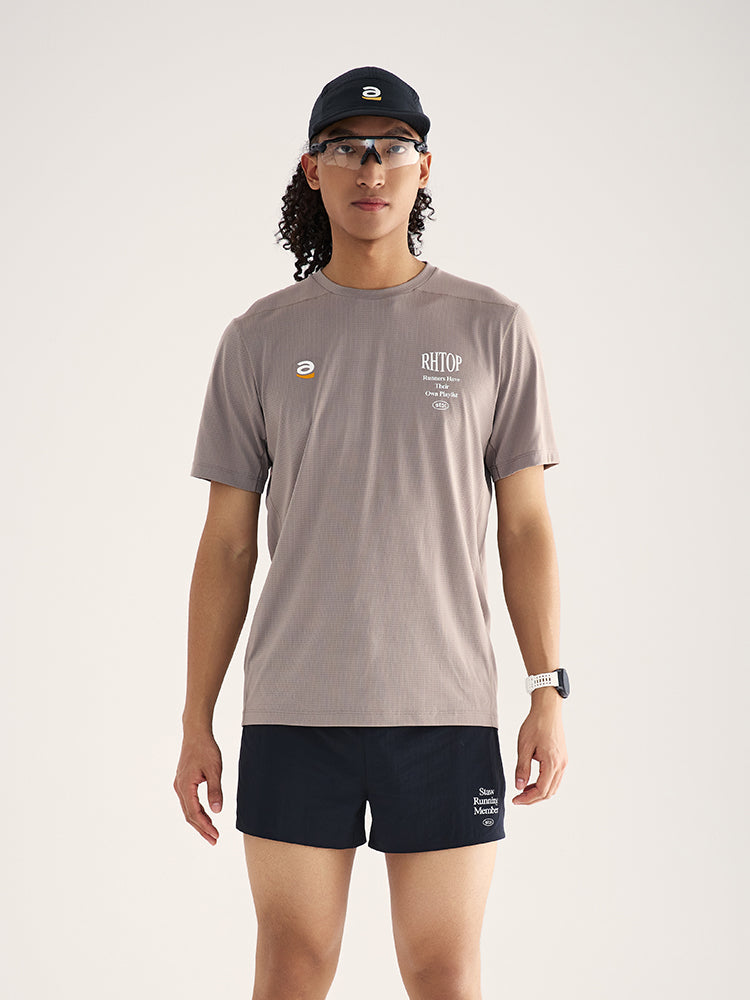 Music-Themed Printed Running T-Shirt