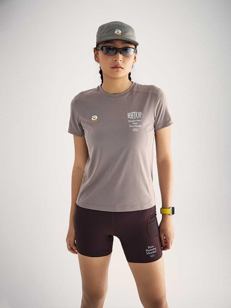 Music-Themed Printed Running T-Shirt