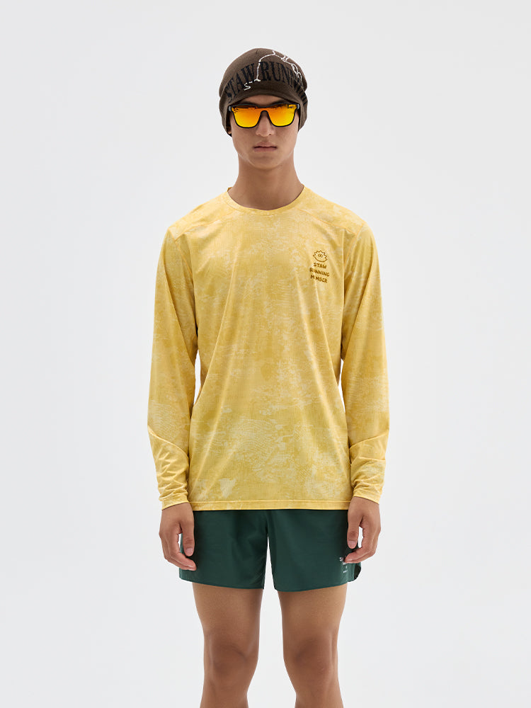 SOSO Graphic Print Running Long Sleeve