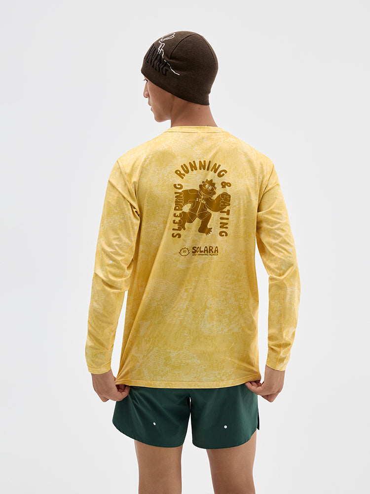 SOSO Graphic Print Running Long Sleeve