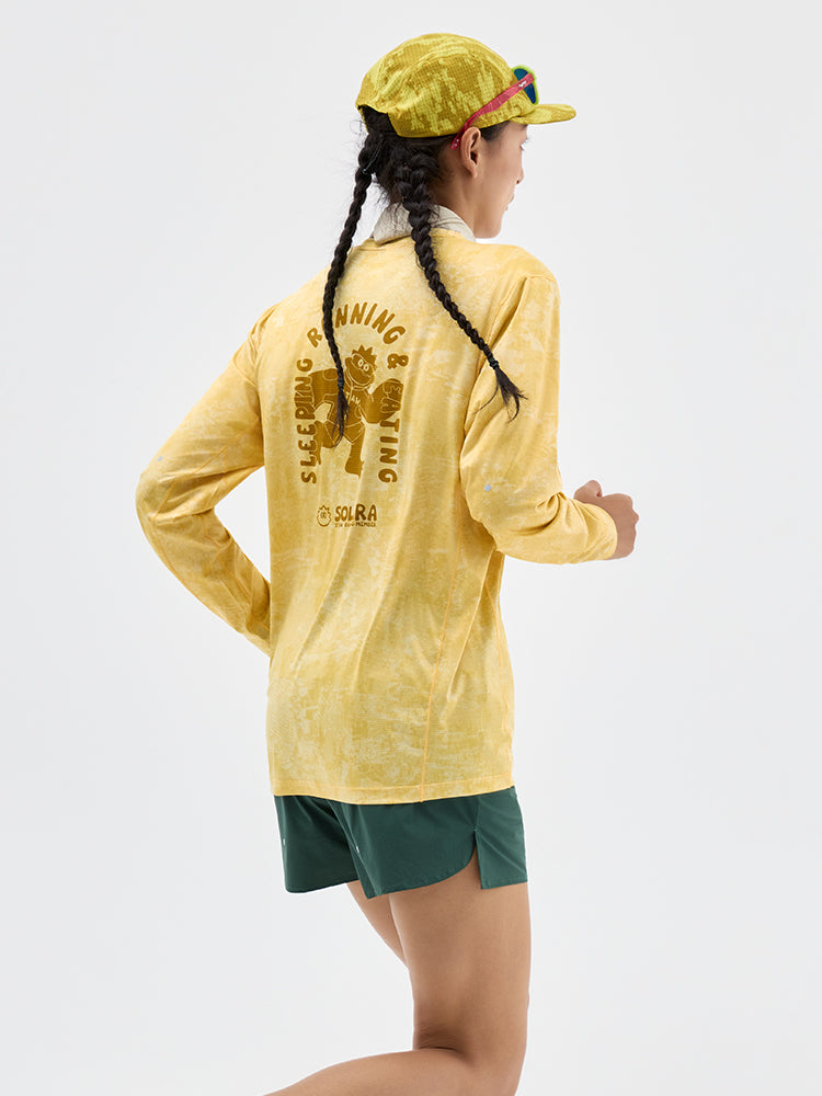 SOSO Graphic Print Running Long Sleeve